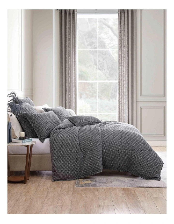 Urban Quilt Cover Set Charcoal