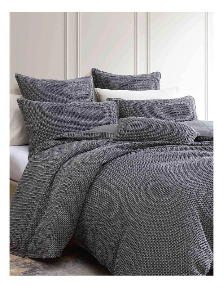 Urban Quilt Cover Set Charcoal