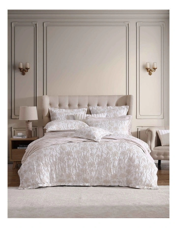 Bloom Quilt Cover Set Stone