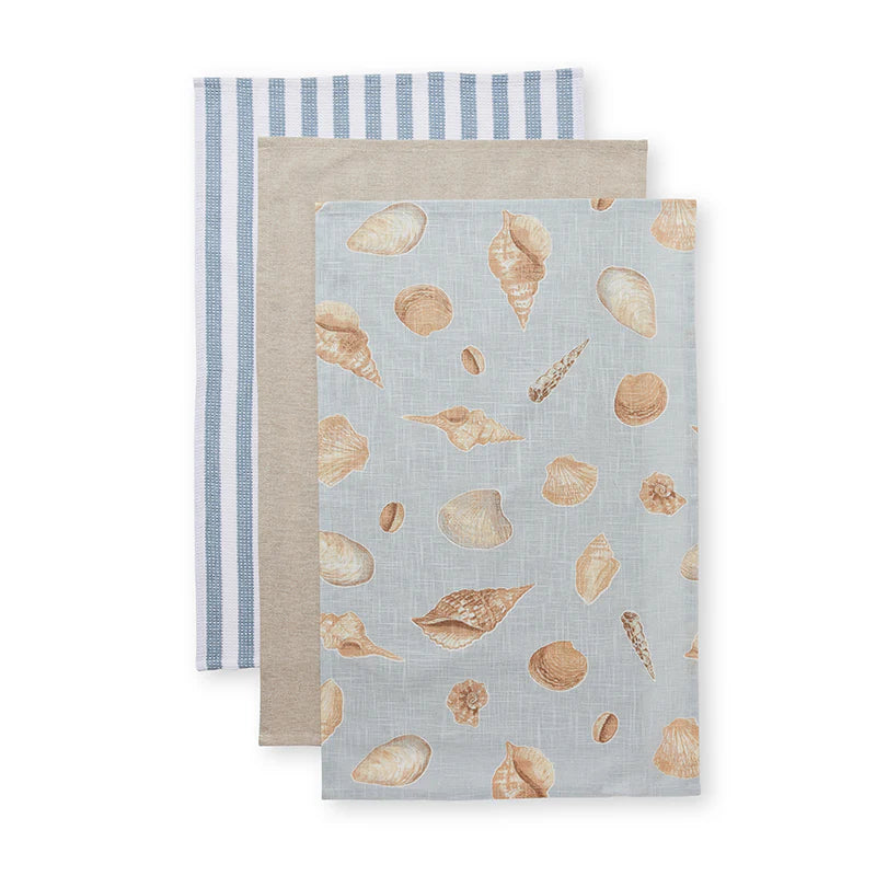 Shelly Beach Tea towel Set 3