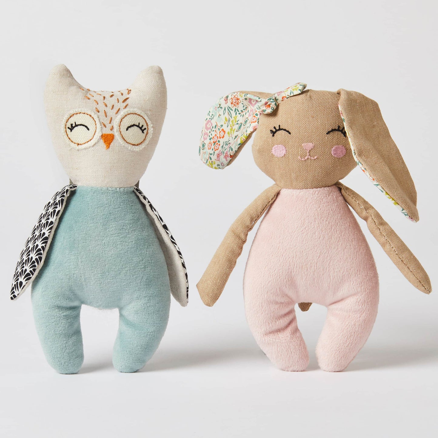 Bunny & Owl Rattles Assorted