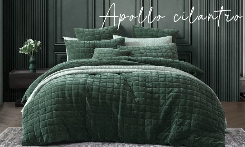 Apollo Cilantro Quilt Cover Set