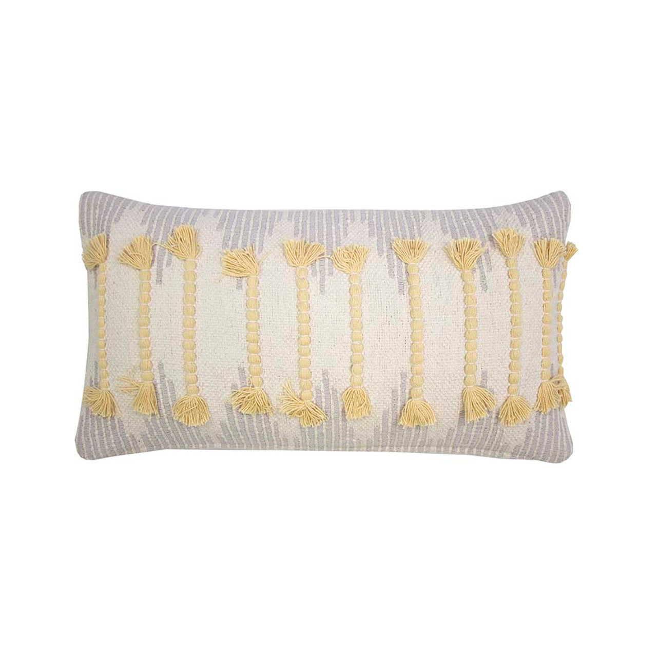 Eradu Long Filled Cushion -Straw