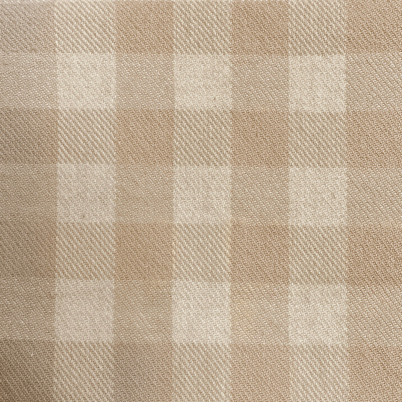 Gingham Throw- Latte