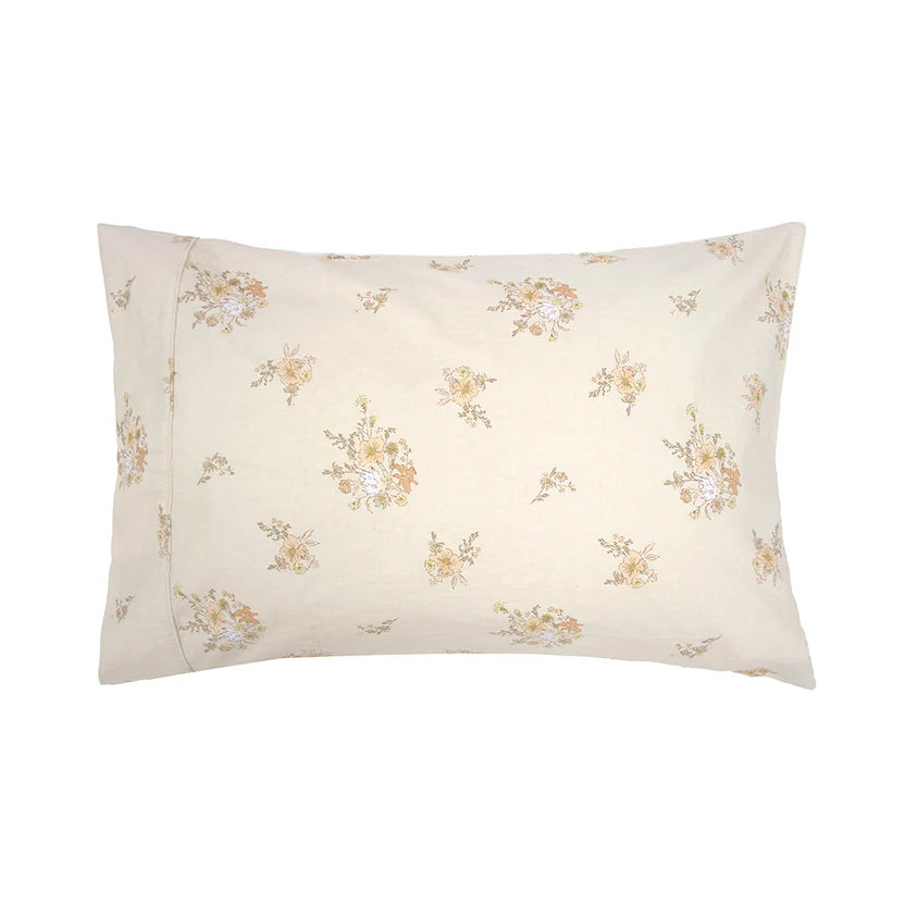 Ellen Flannelette Sheet Set Single