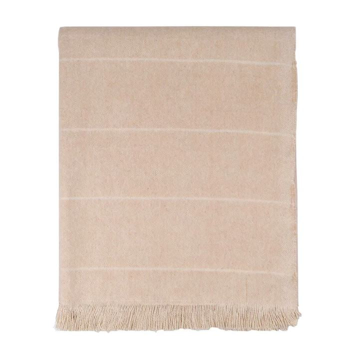 Brushed Wild Strip Throw Almond