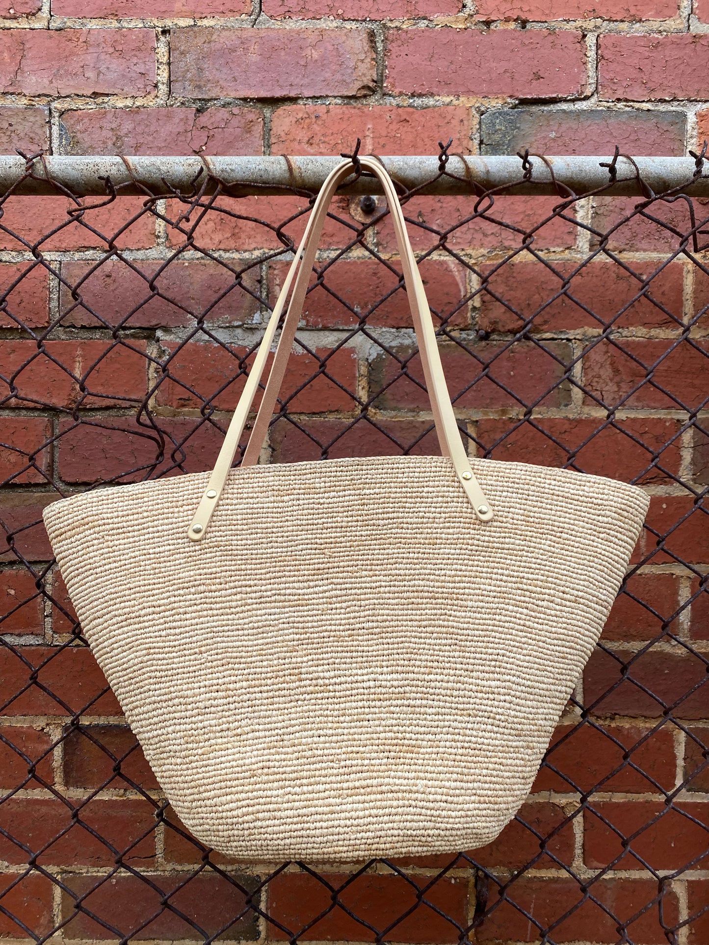 Germaine Crocheted Bag Large Cream