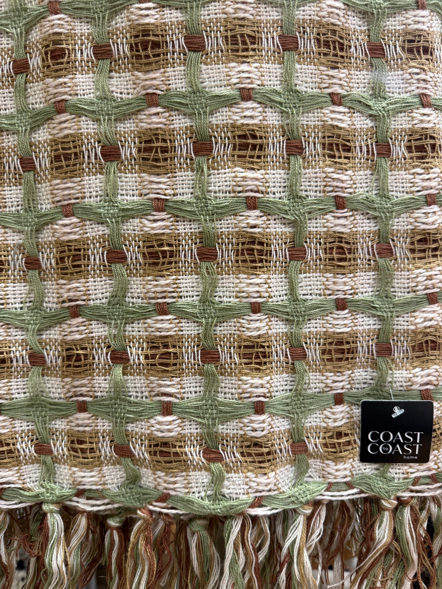 Elouise Wool Blend Throw Multi