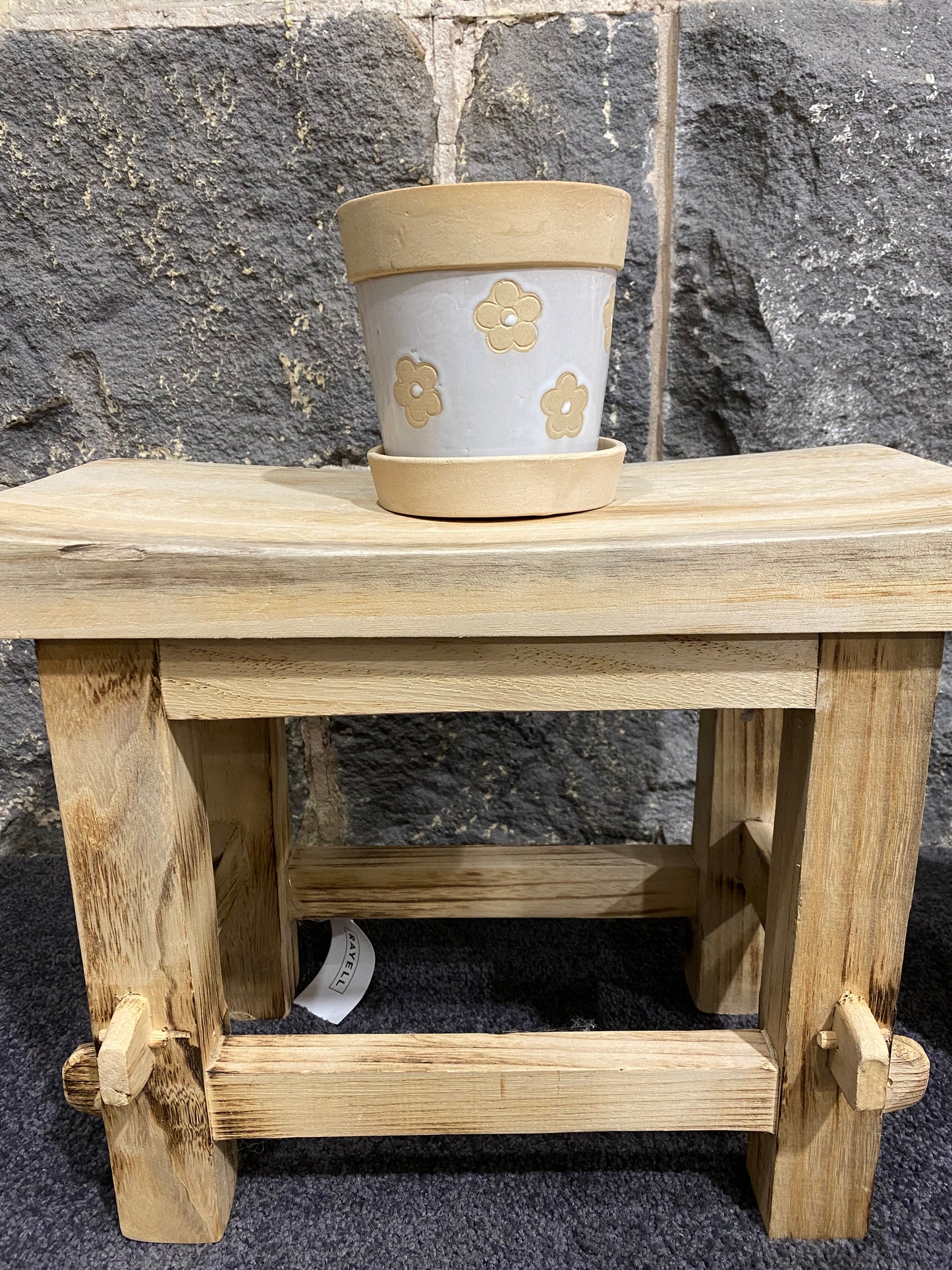 Perri Pot WHT/SAND