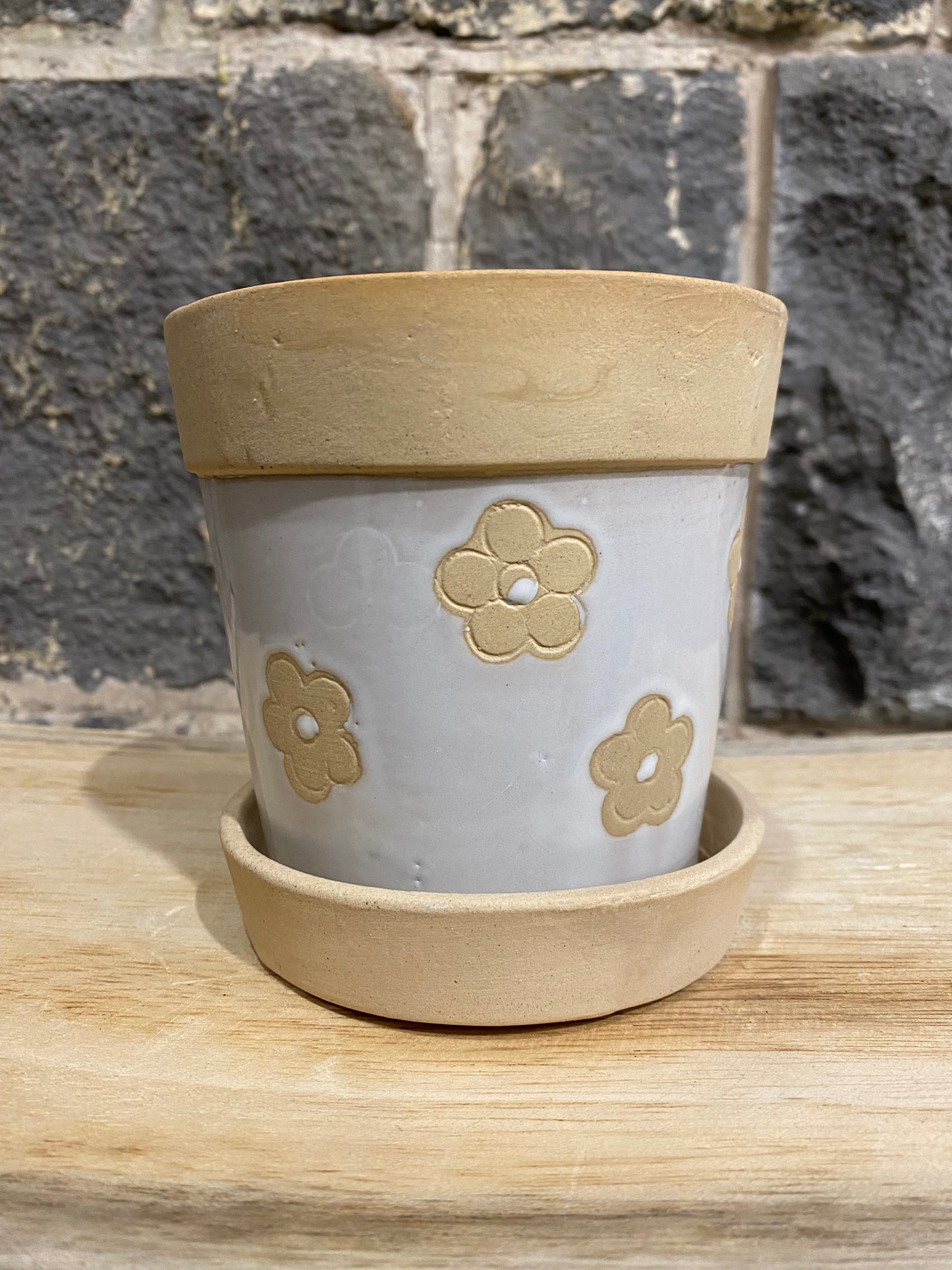 Perri Pot WHT/SAND