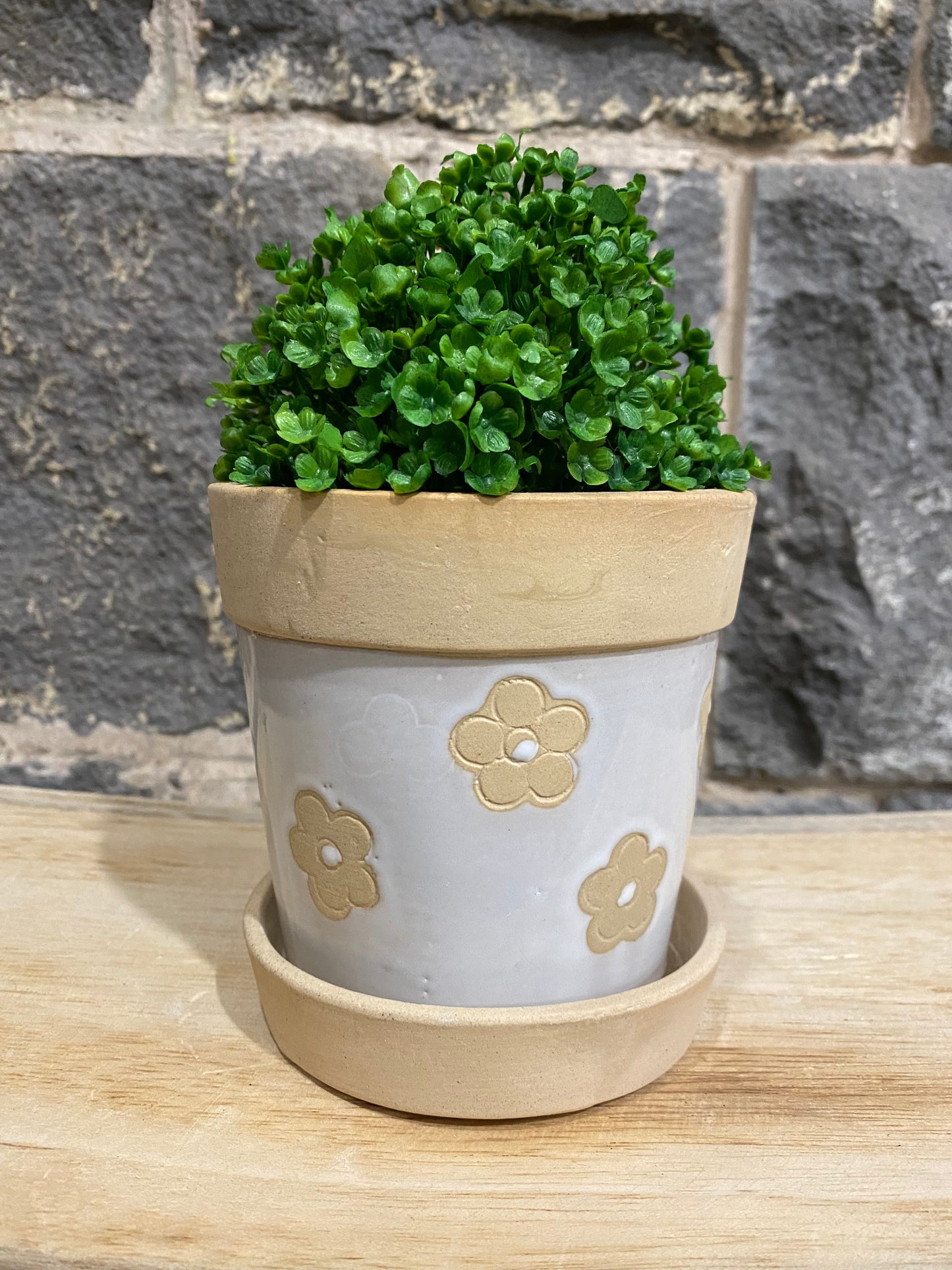 Perri Pot WHT/SAND