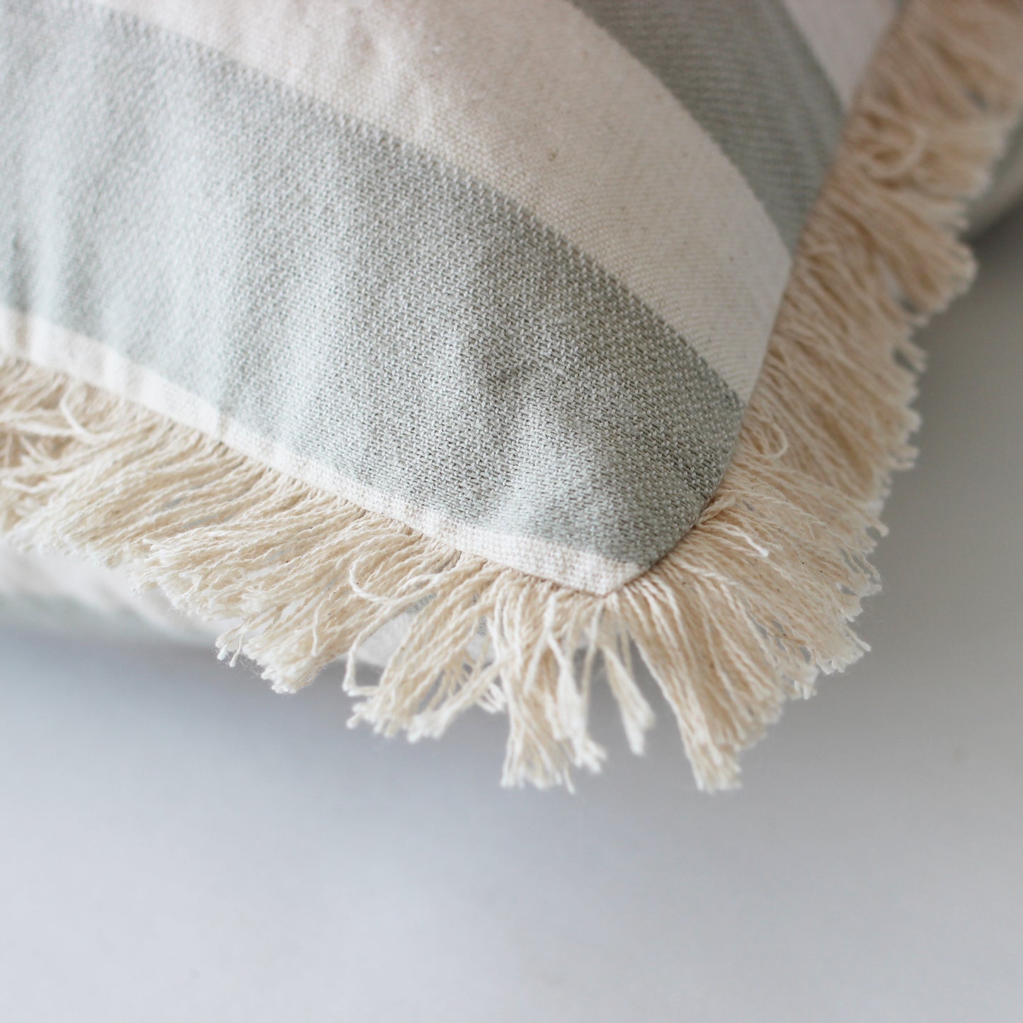 Bold Stripe Cushion 60x60 Sage