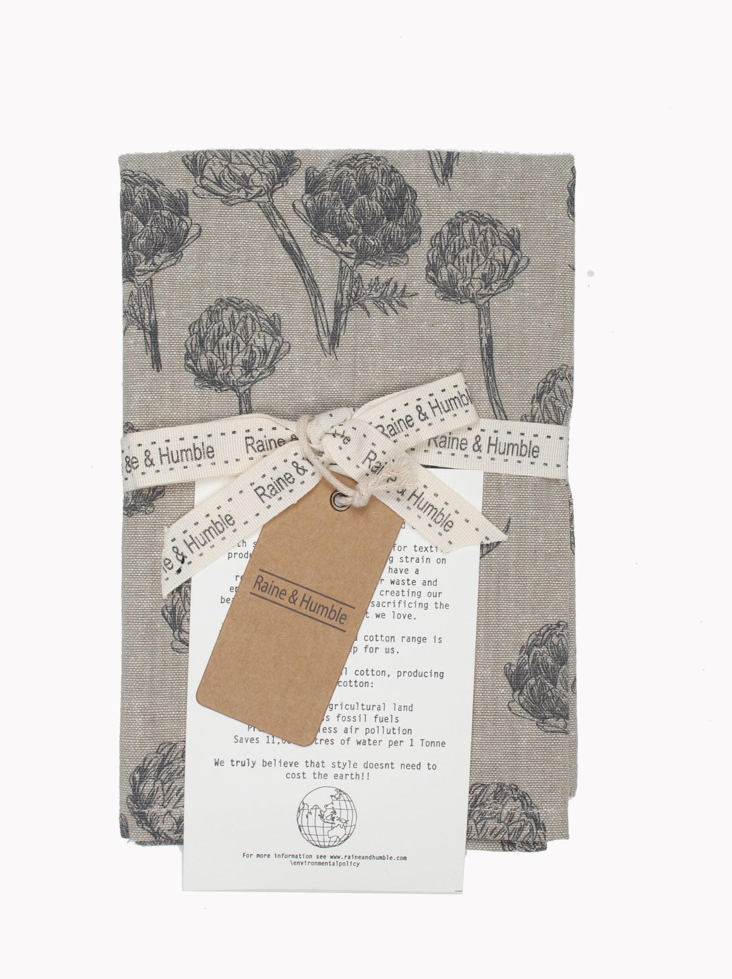 Napkin Artichoke Charcaol set of 4