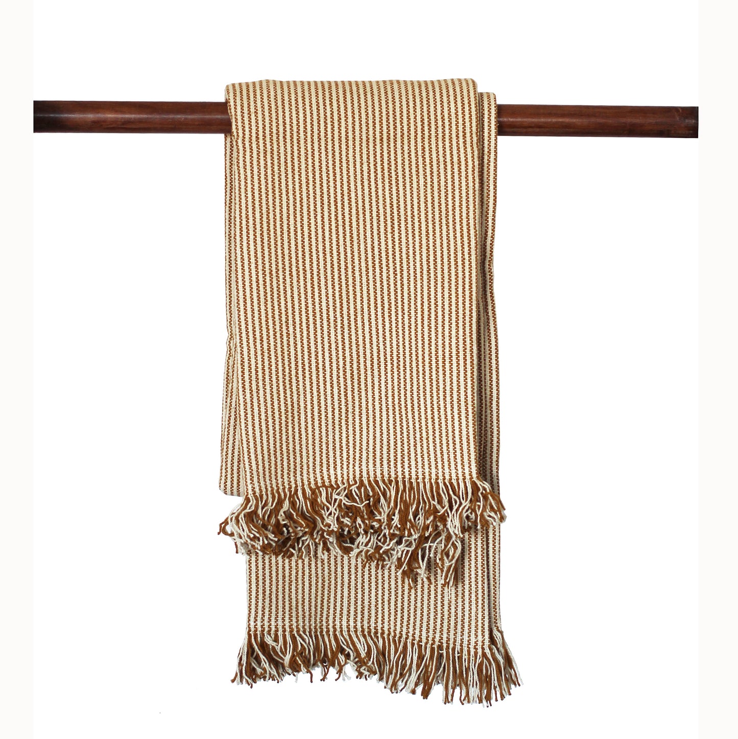 Pin Stripe Throw Golden Yellow 130x170