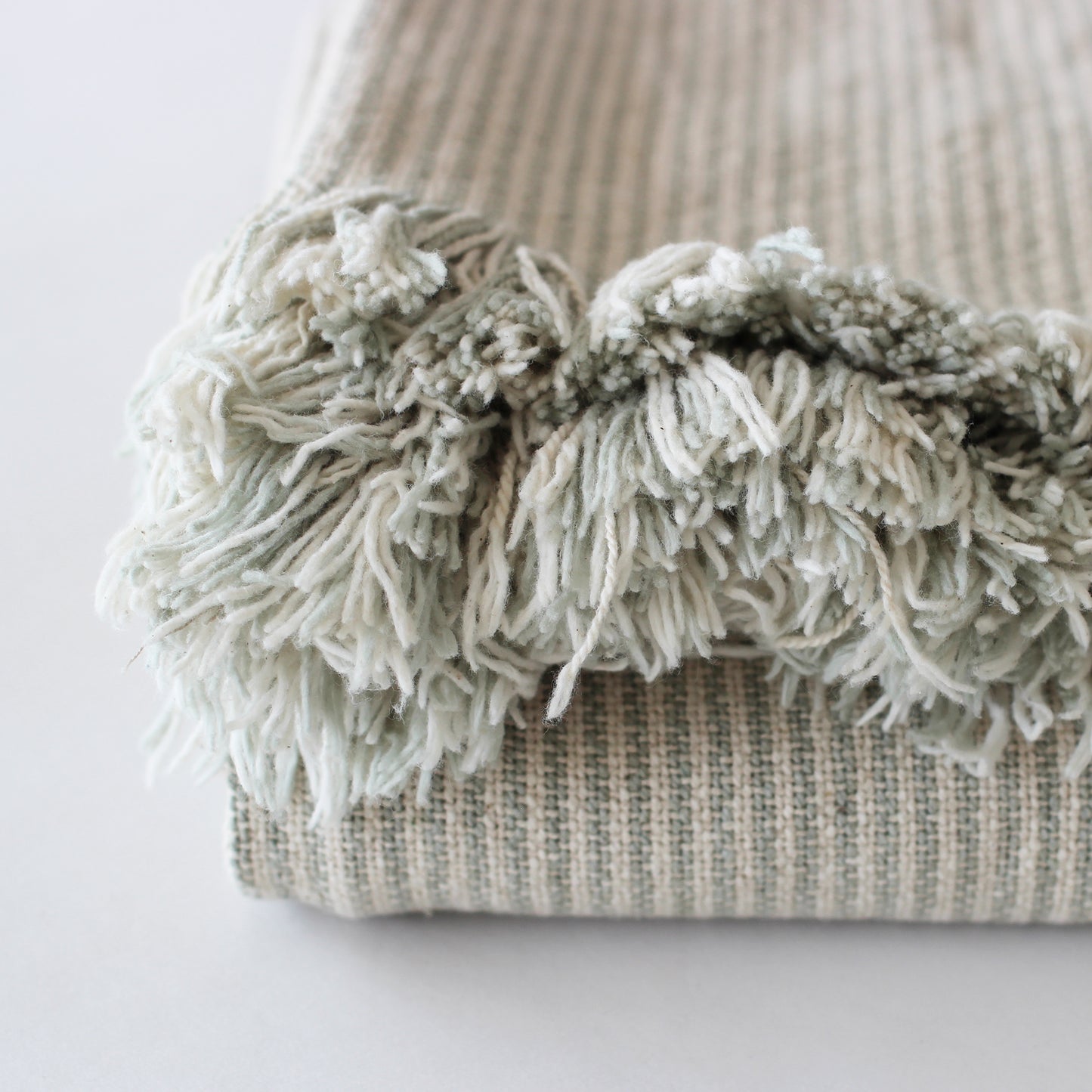 Pin Stripe Throw Sage 130x170
