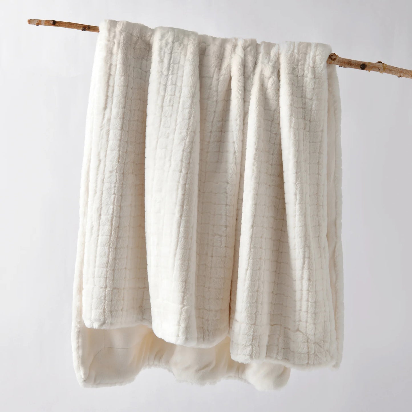 Tambar Throws. Forest Green & Natural