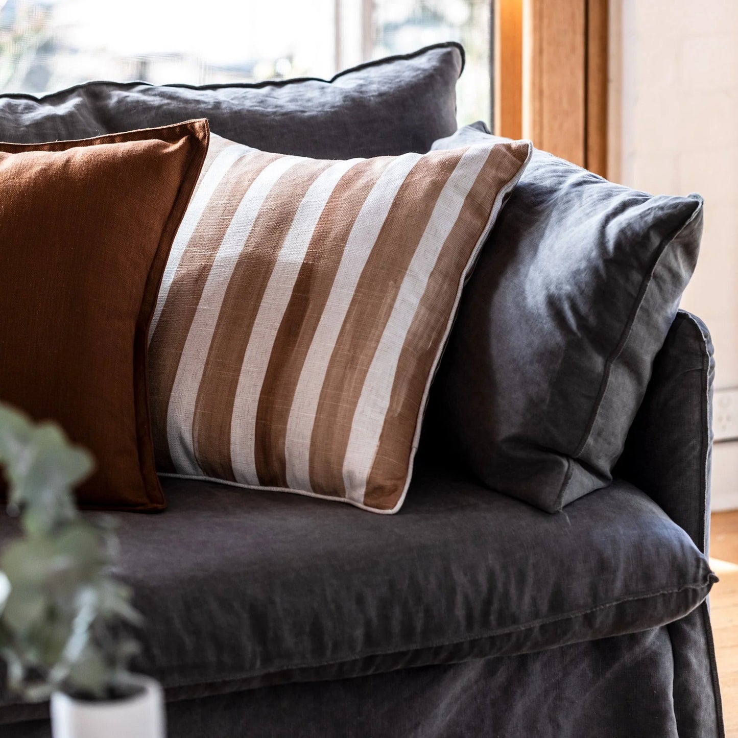 Tasmin Caramel Cushion 50cm