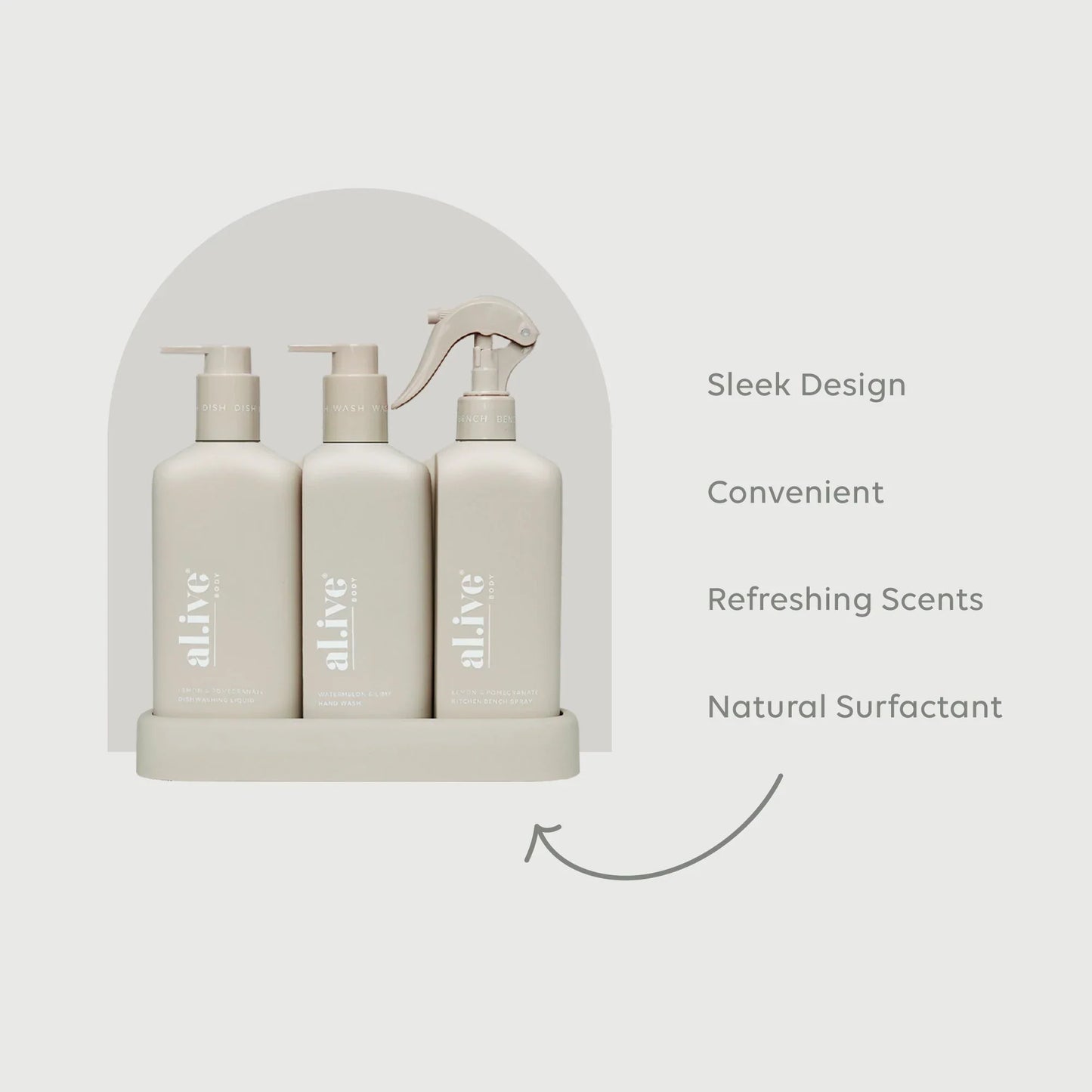 al.ive Kitchen Trio Stone