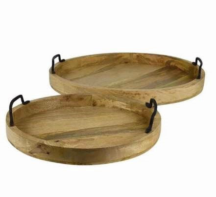 Erik Wood Serving Tray's Small & Large
