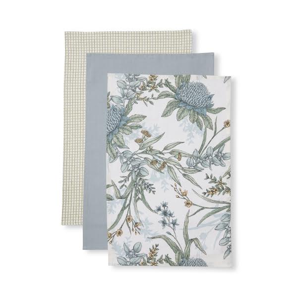 Glenelg Tea Towel Set 3