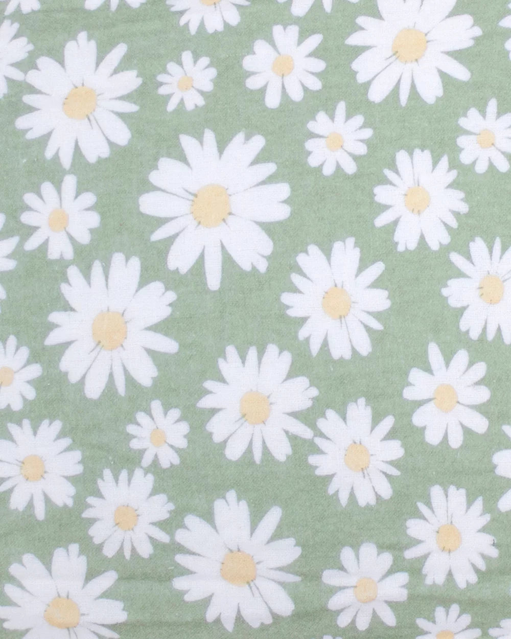 Daisy Flannelette Sheet Set -Sage Single