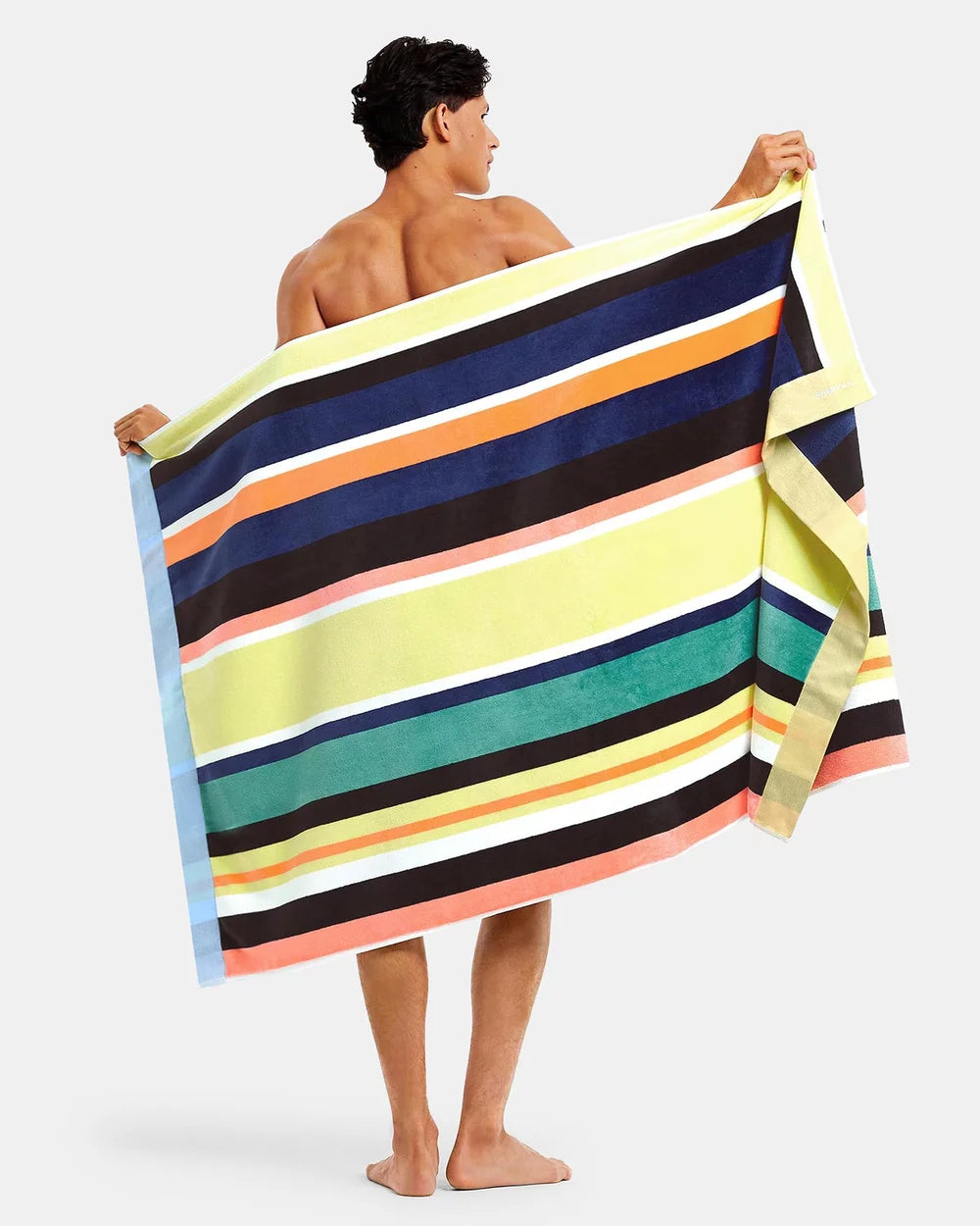 Sunside Blue Beach Towel