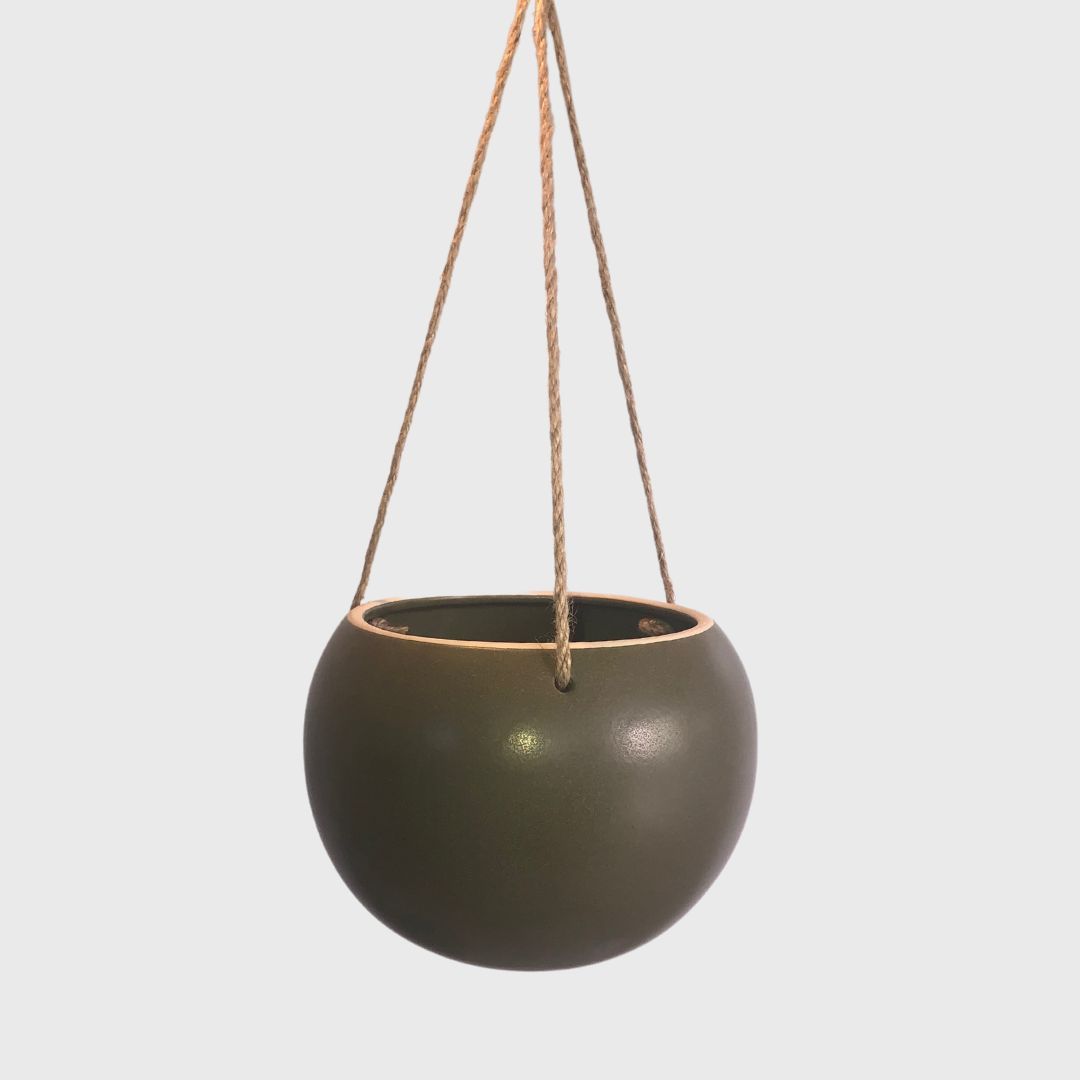 Orbit Hanging Planter Large Jade