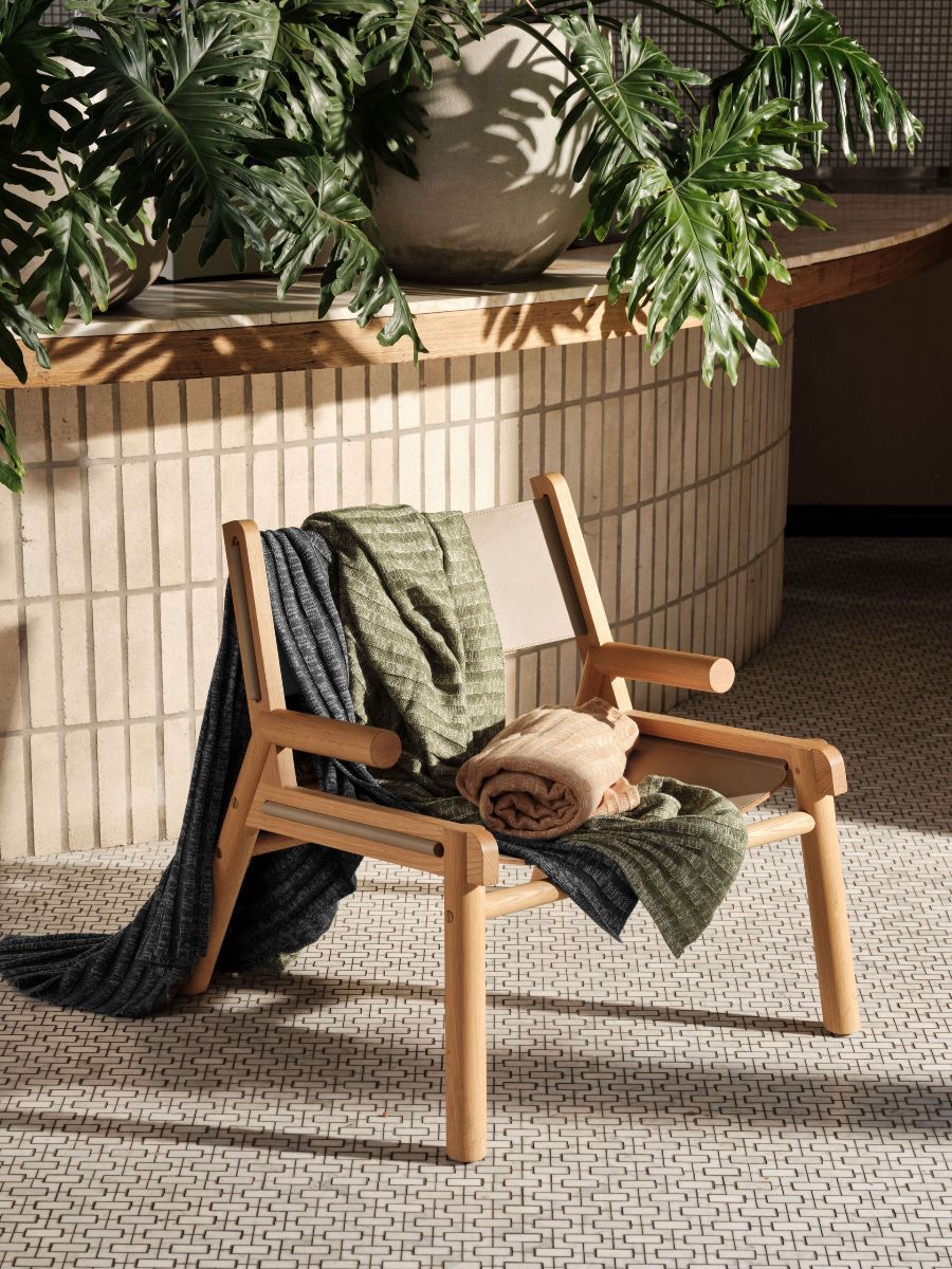 Giverny Throw Moss