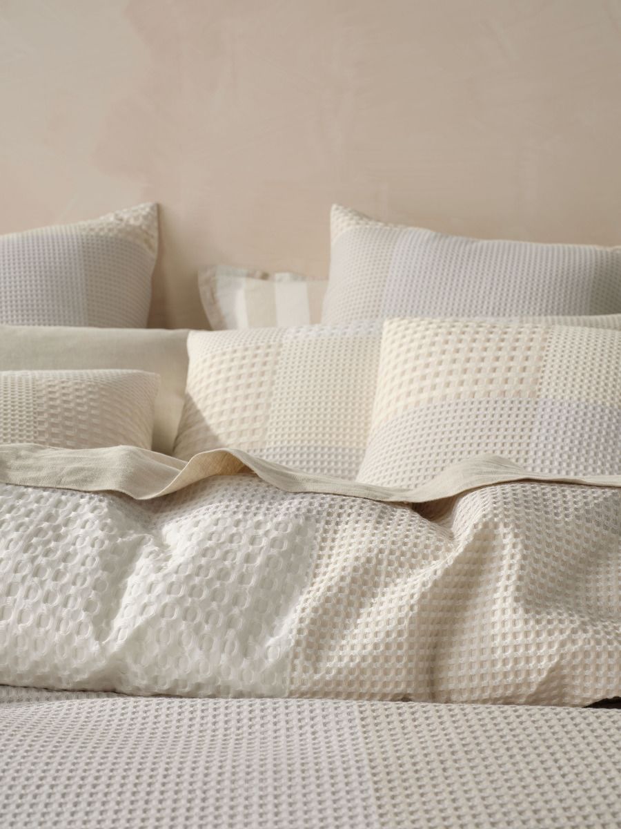 Baleares Quilt Cover Set Natural