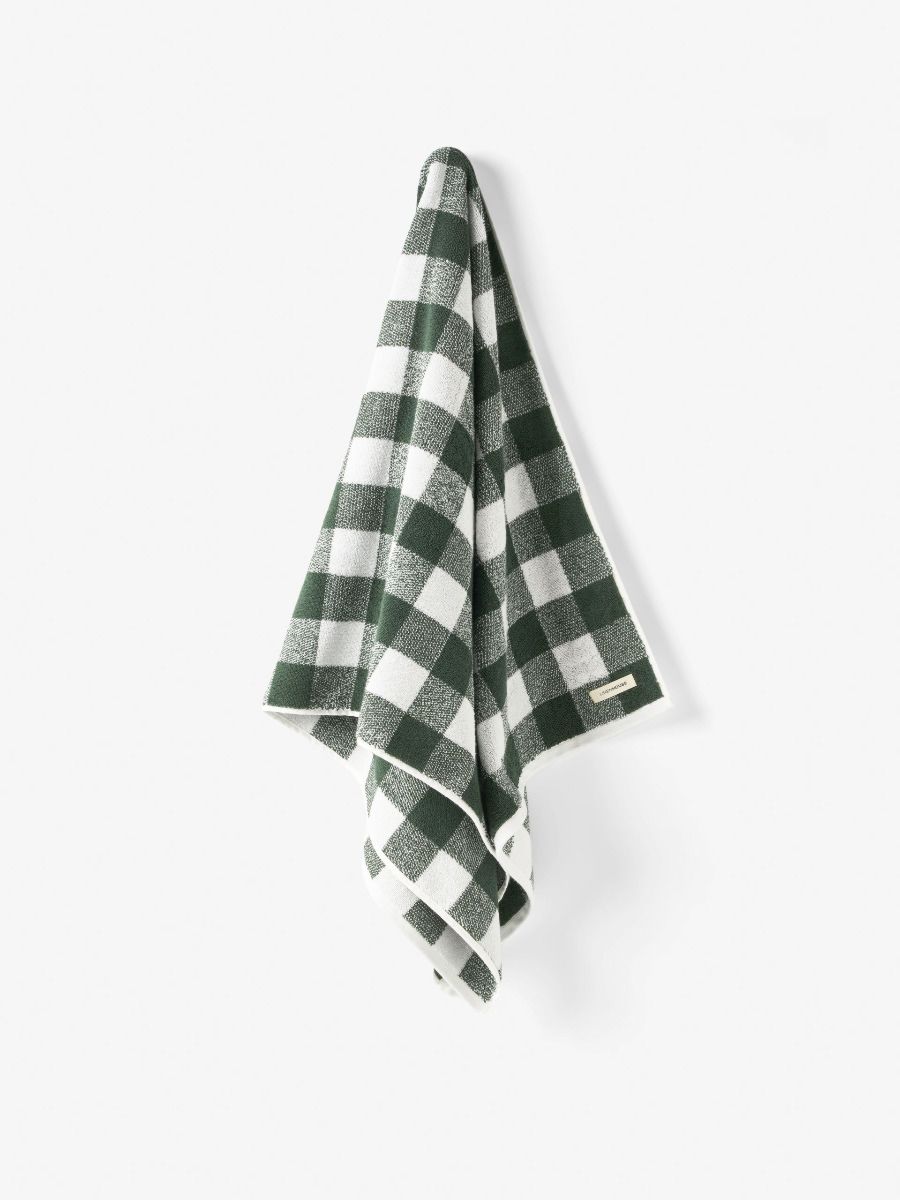 Flinders Check Pine Towel Collection