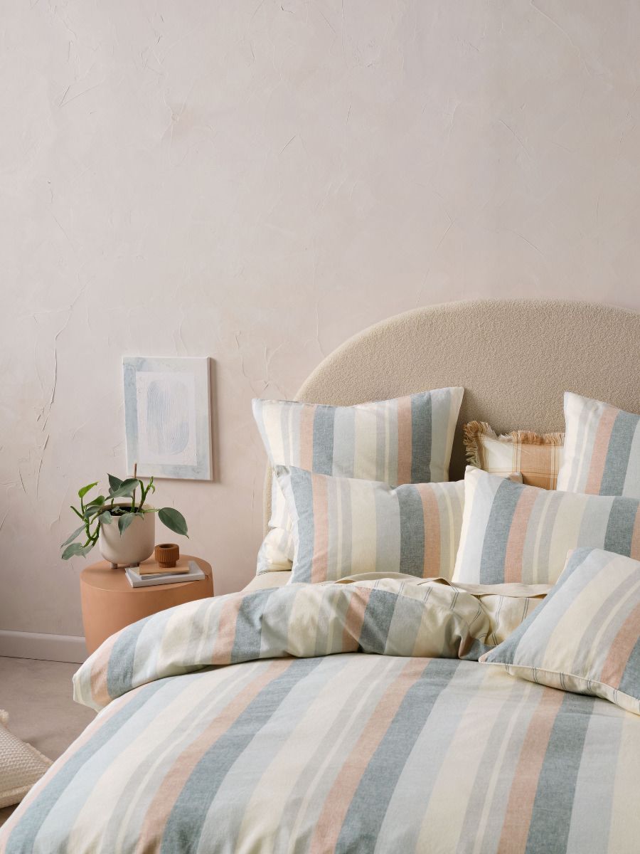 Reverie Quilt Cover Set - Saltwater