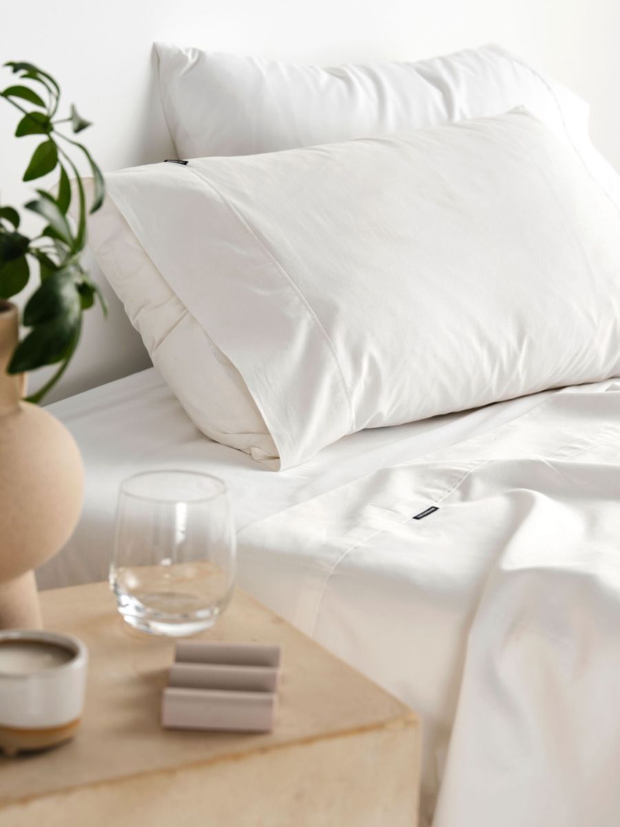 Vienna QUEEN Pillow Slip White