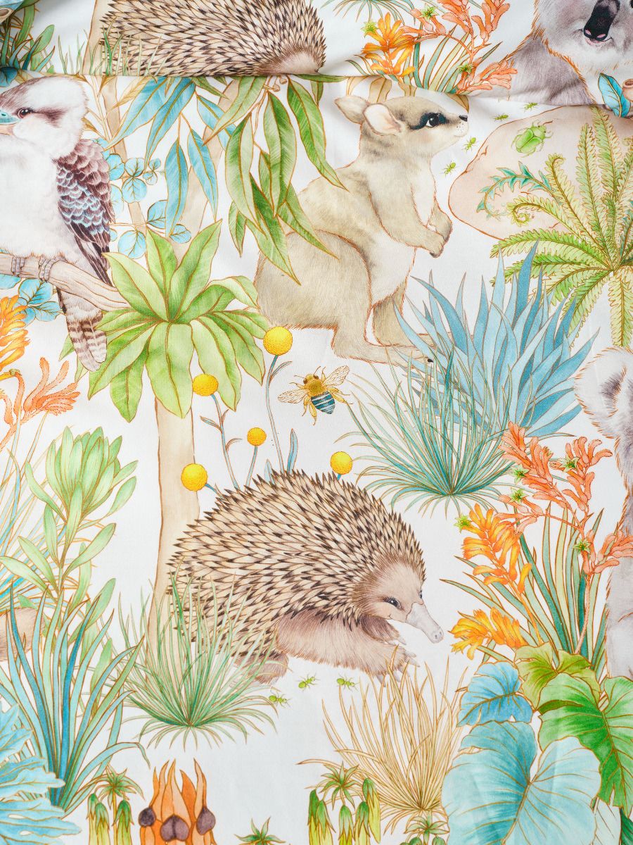 Gum Leaf Gully Green Quilt Cover Set