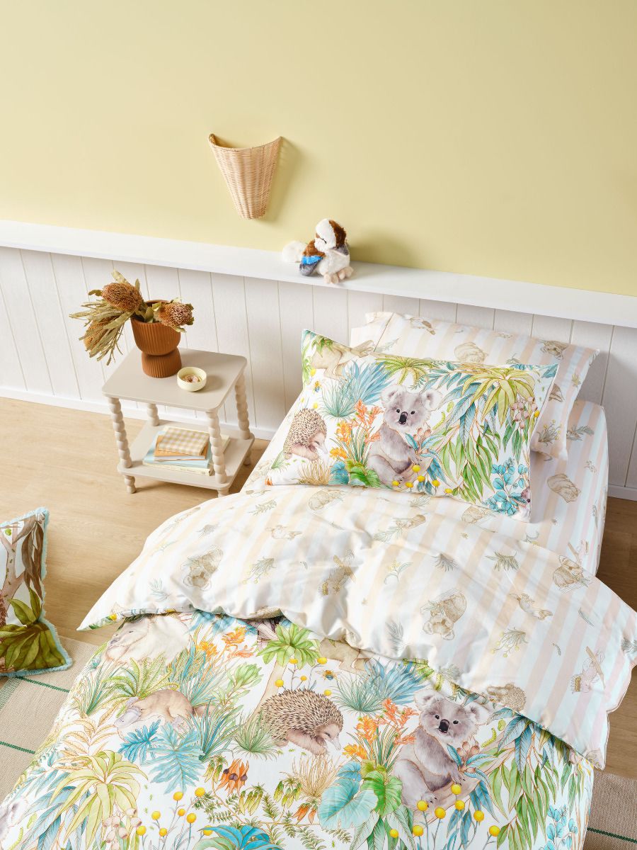 Gum Leaf Gully Green Quilt Cover Set