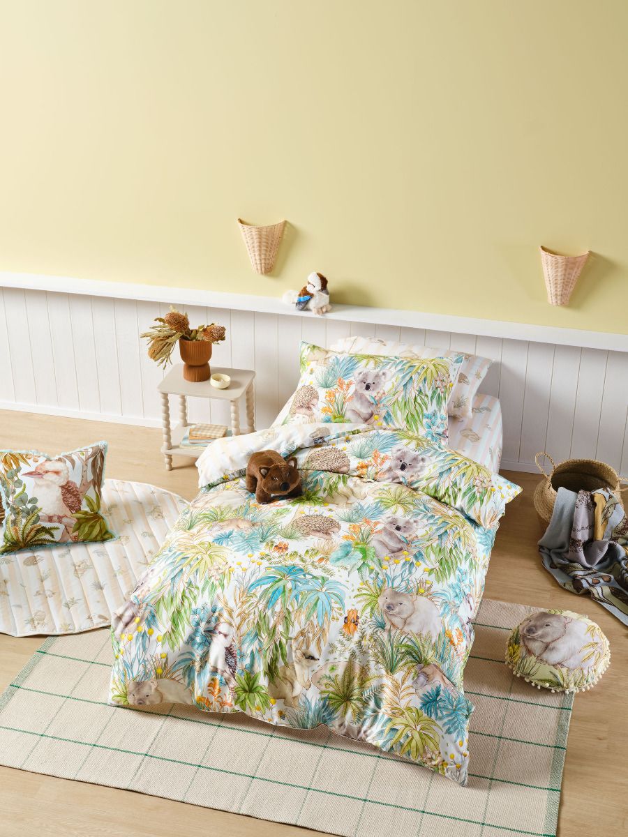Gum Leaf Gully Green Quilt Cover Set