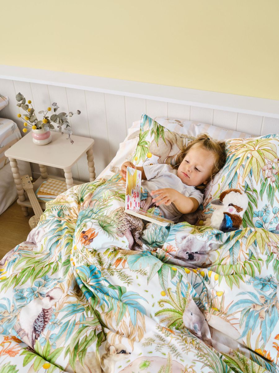 Gum Leaf Gully Green Quilt Cover Set