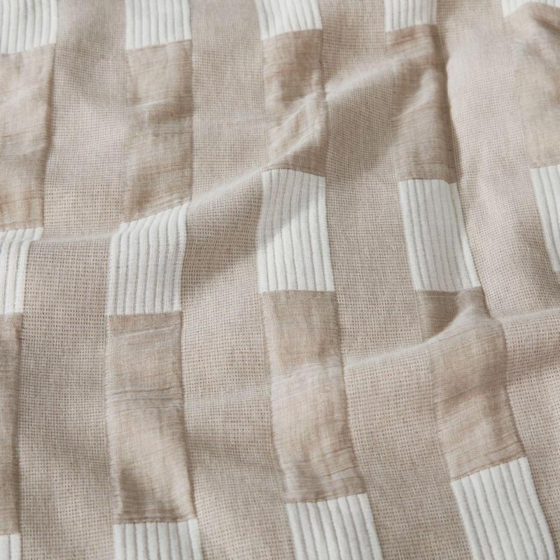 Edge Coffee Quilt Cover Set