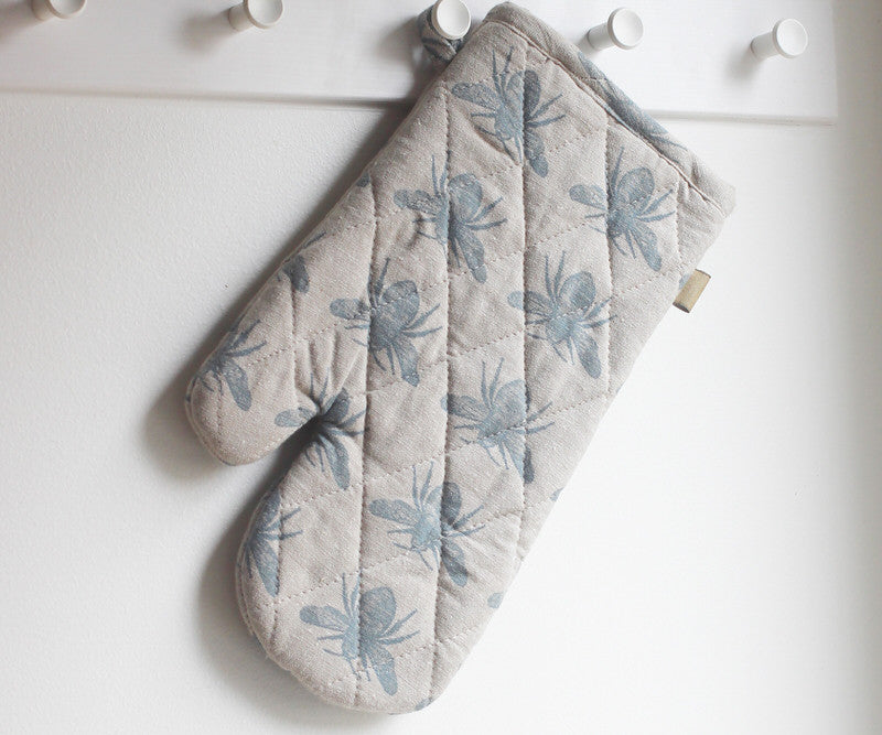 Honey Bee Blue Haze Oven Glove