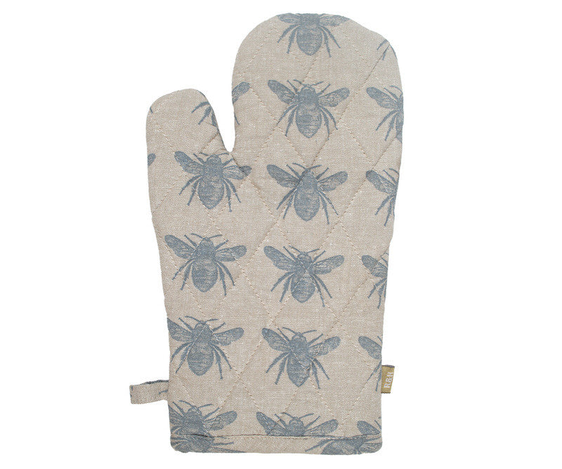 Honey Bee Blue Haze Oven Glove