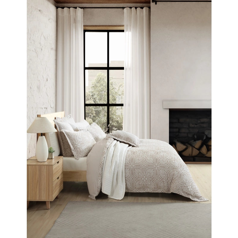 Dakota Quilt Cover Set Stone