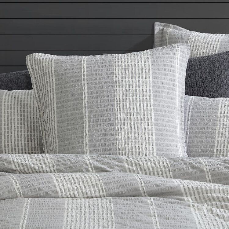 Hurley Quilt Cover Set Charcoal