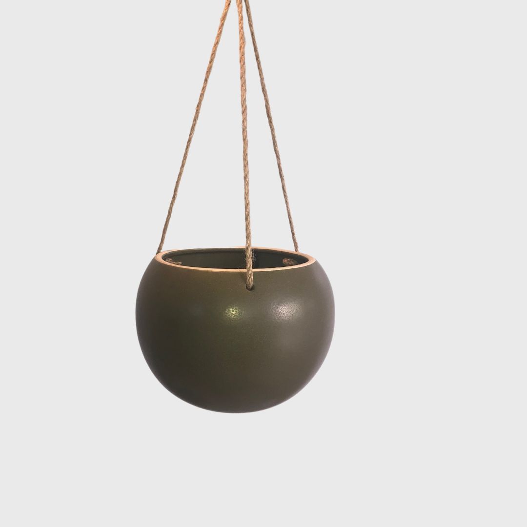 Orbit Hanging Planter Small Jade