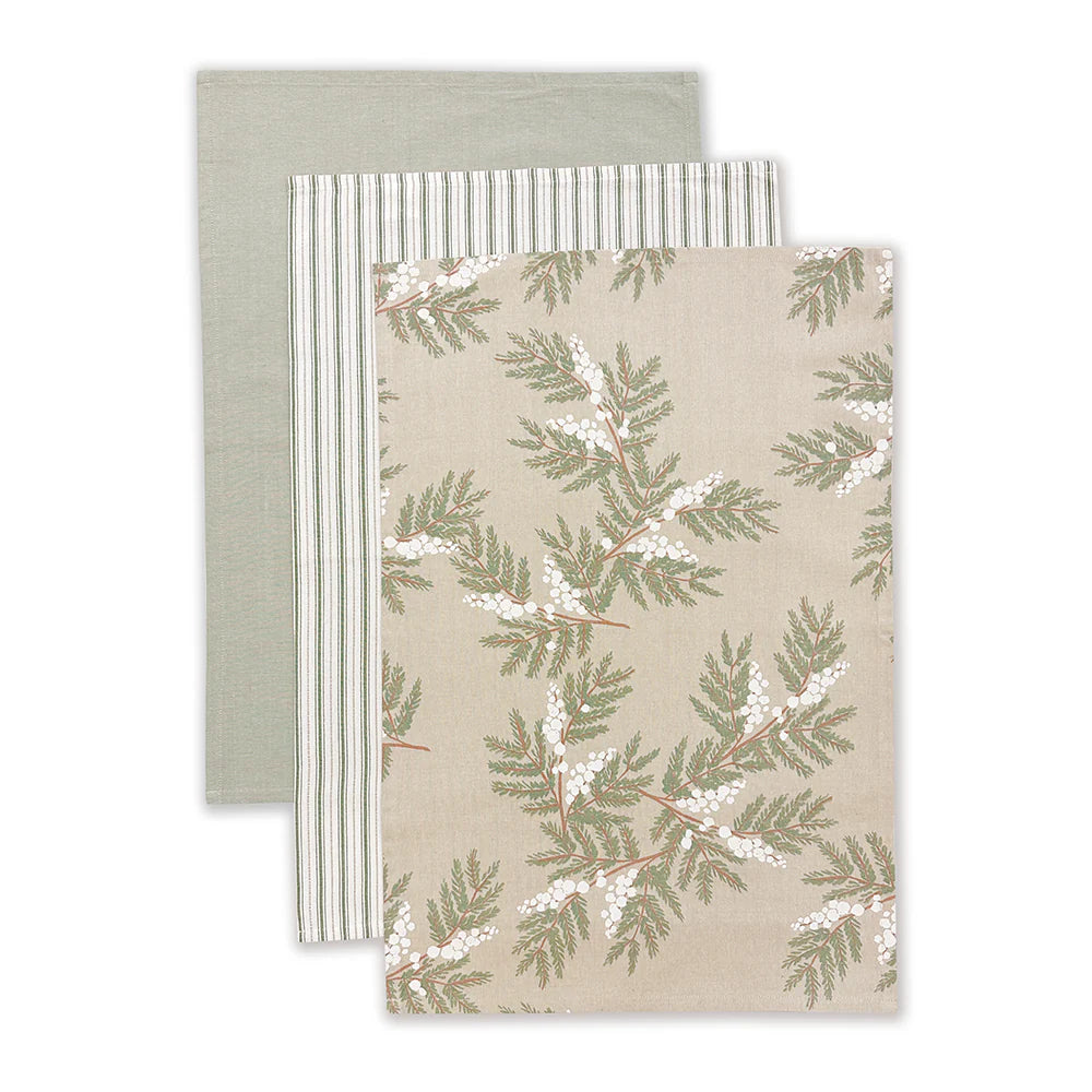 Snowberry Teatowel Pack 3
