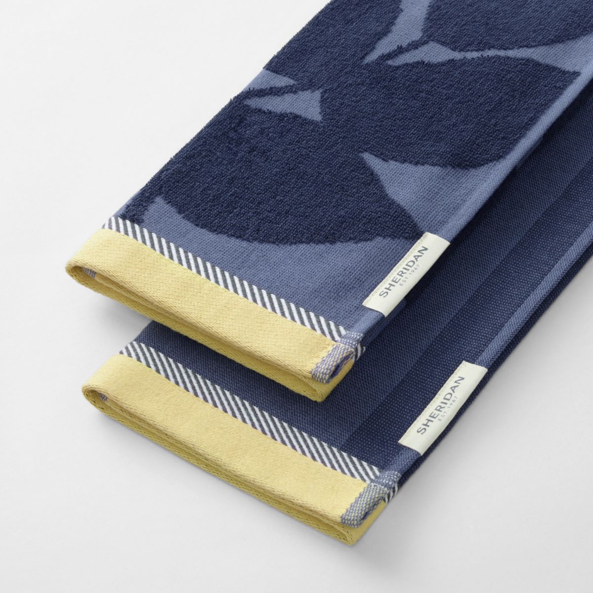 Sheridan Varda Tea Towel Two Pack South Sea