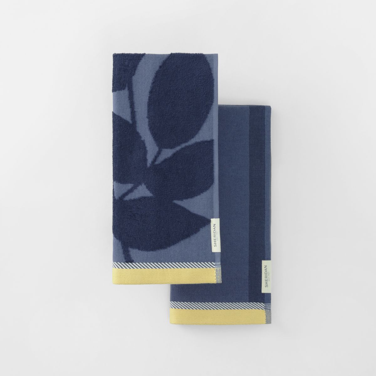 Sheridan Varda Tea Towel Two Pack South Sea