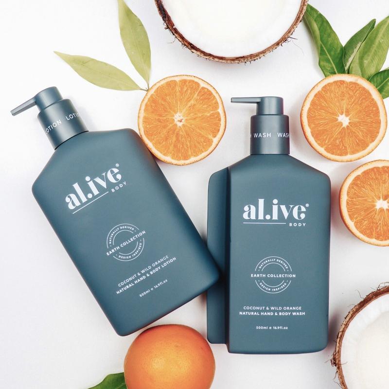 al.ive Wash & Lotion Duo - Coconut & Wild Orange