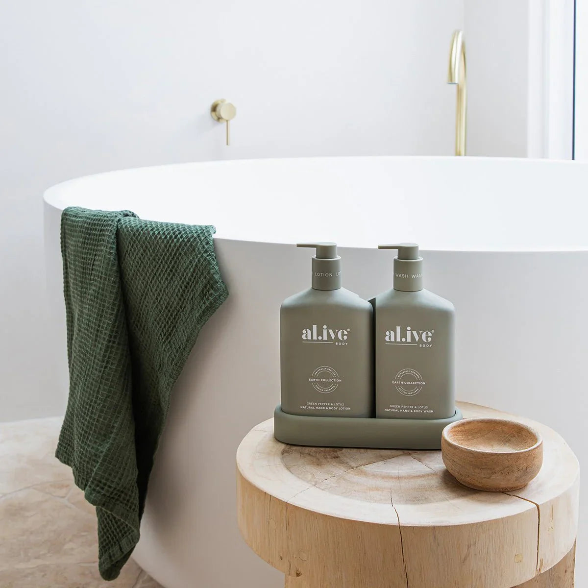 al.ive Wash & Lotion Duo - Green Pepper & Lotus