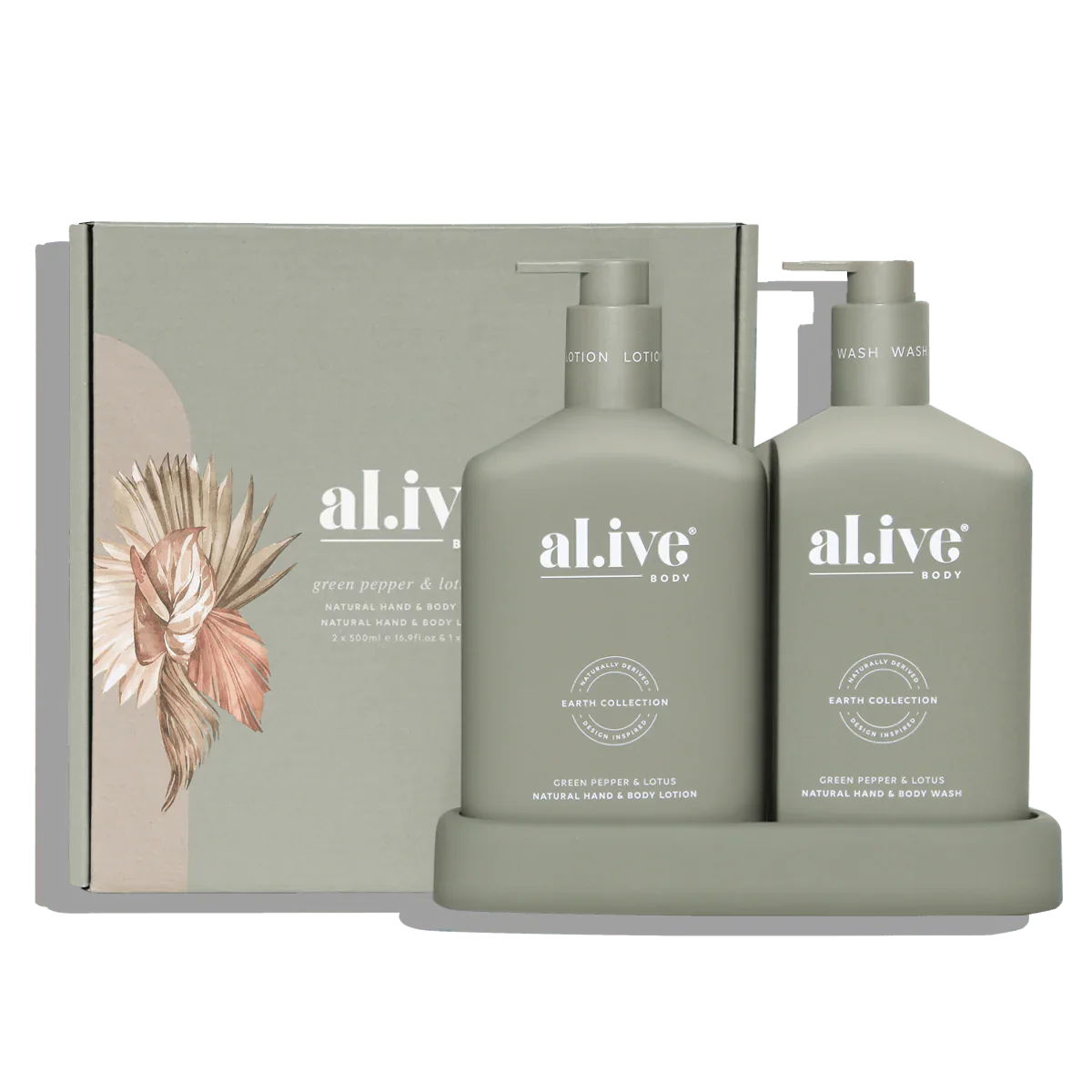 al.ive Wash & Lotion Duo - Green Pepper & Lotus