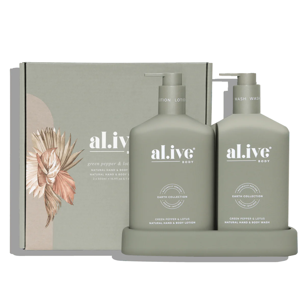 al.ive Wash & Lotion Duo - Green Pepper & Lotus