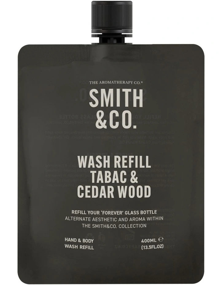 Smith & Co. - Hand & Body Wash - Tabac & Cedarwood Refill